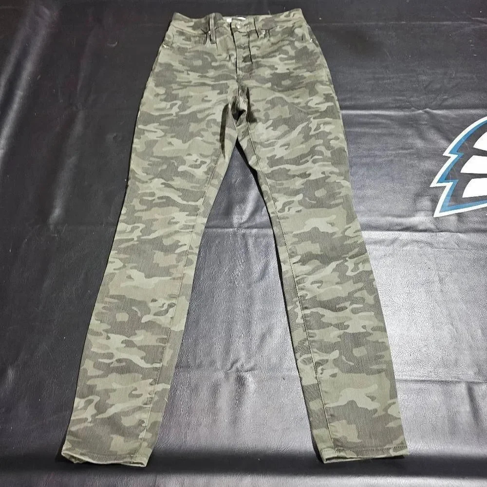 Good American Womens Good Waist Camo Skinny Jeans 6 28 Camouflage